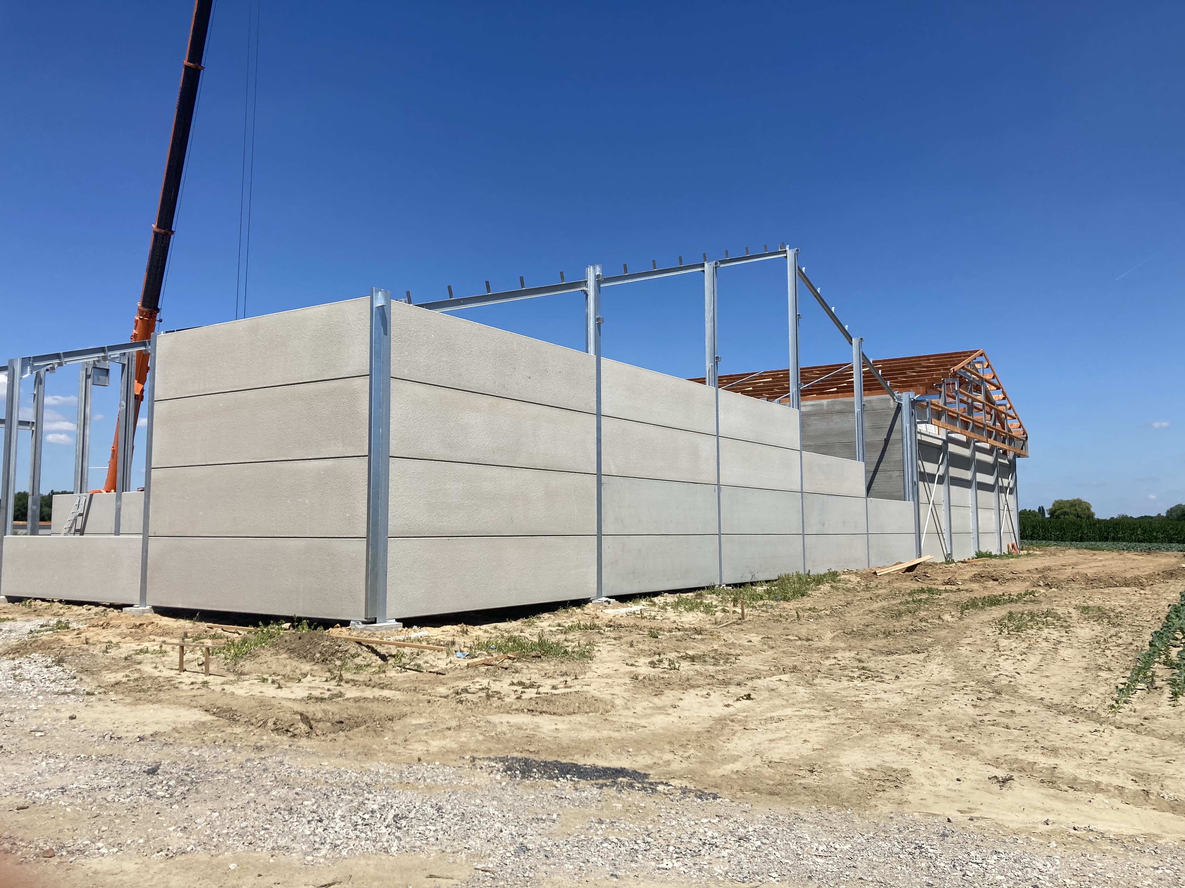 Wandpanelen in spanbeton