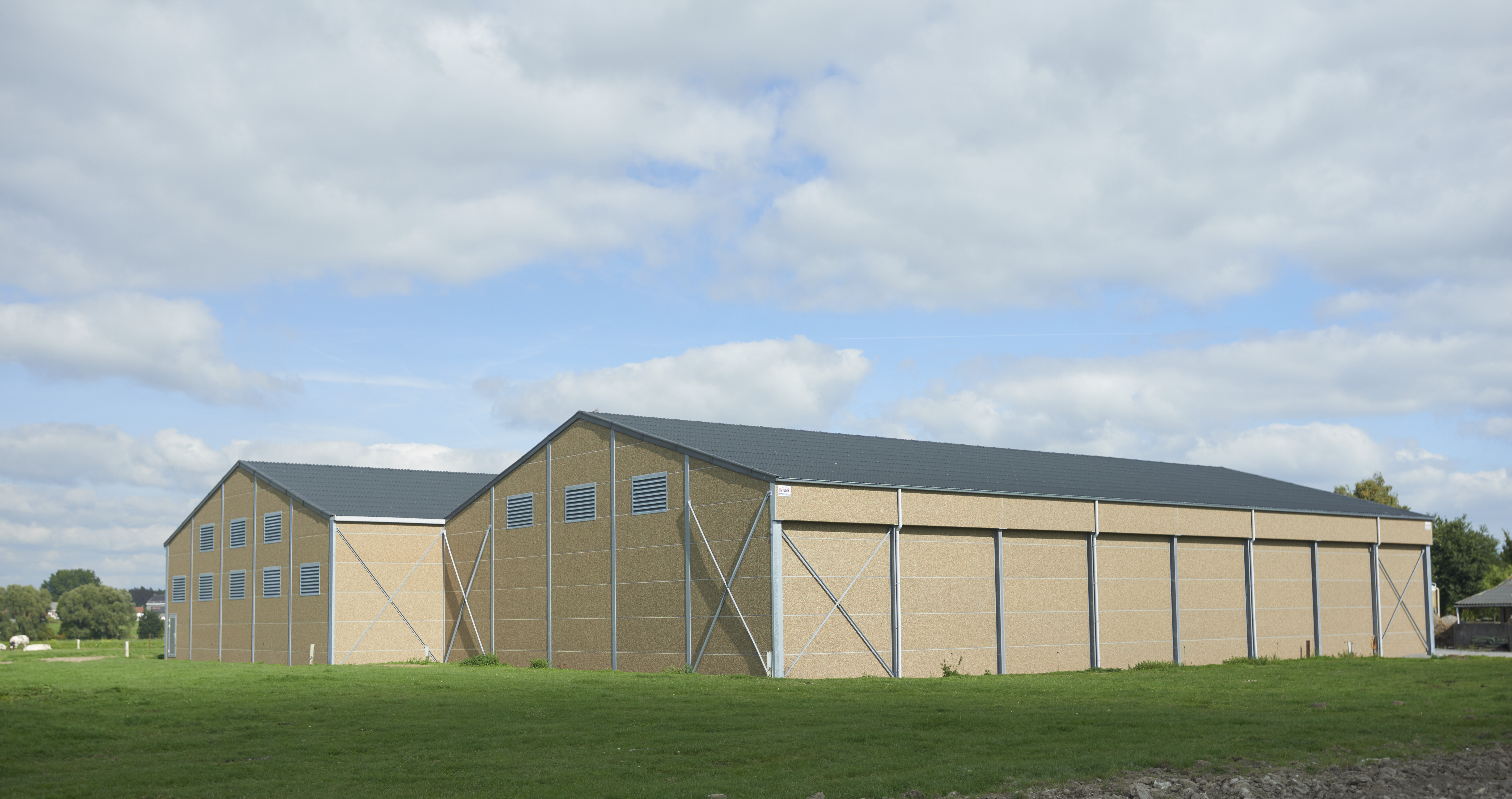 Wandpanelen in spanbeton